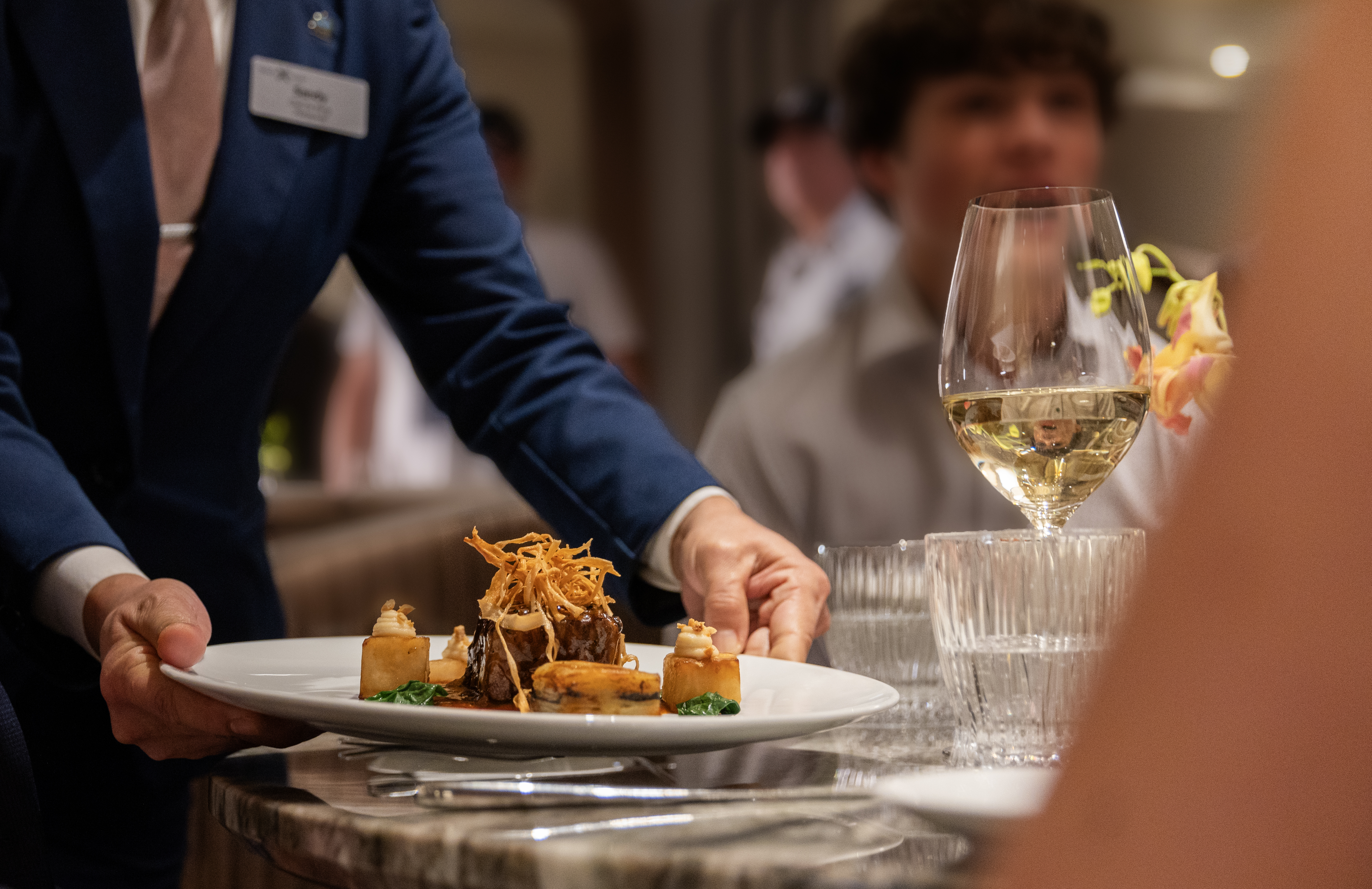 Fine dining aboard Celebrity Cruises