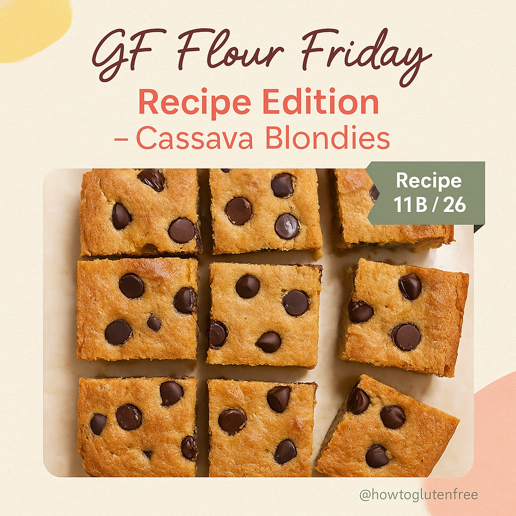 Gluten-free Gluten-Free Cassava & Almond Chocolate Chip Brownies