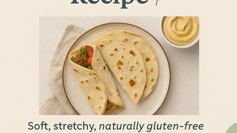 Gluten-Free Cassava Flatbread (4-Ingredient Wraps)