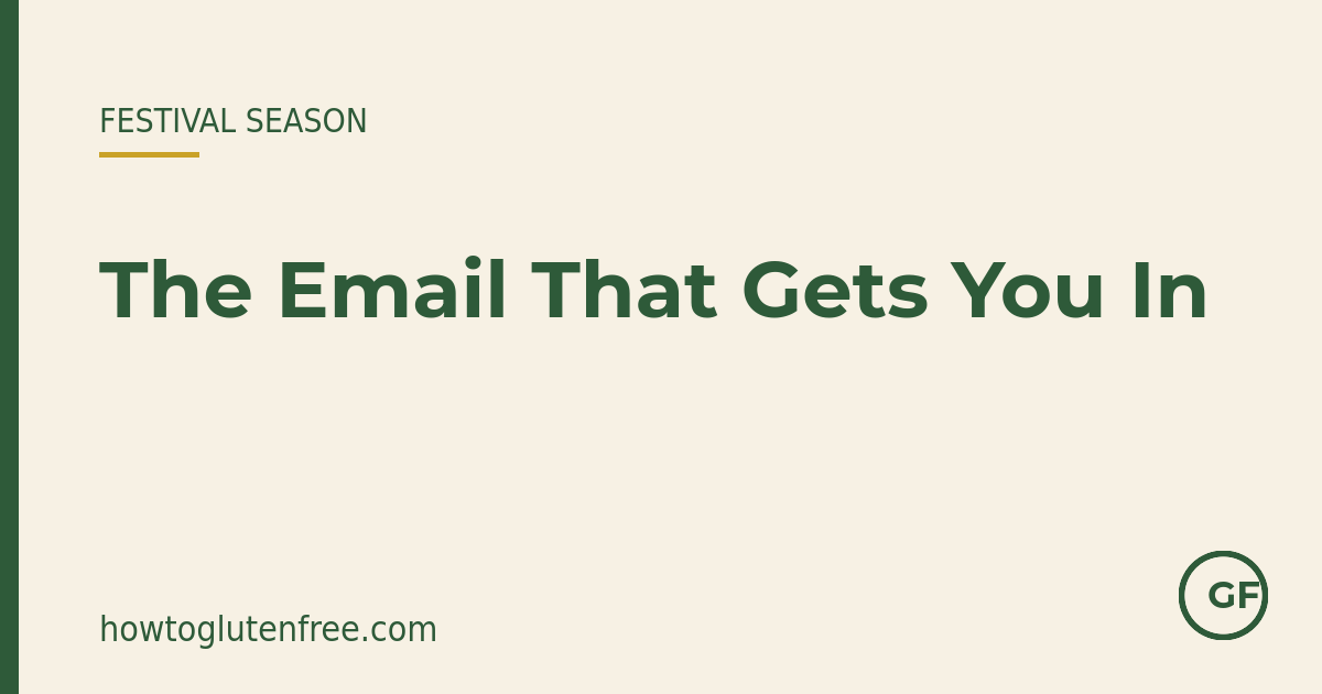 HTGF festival graphic: the email that gets you in