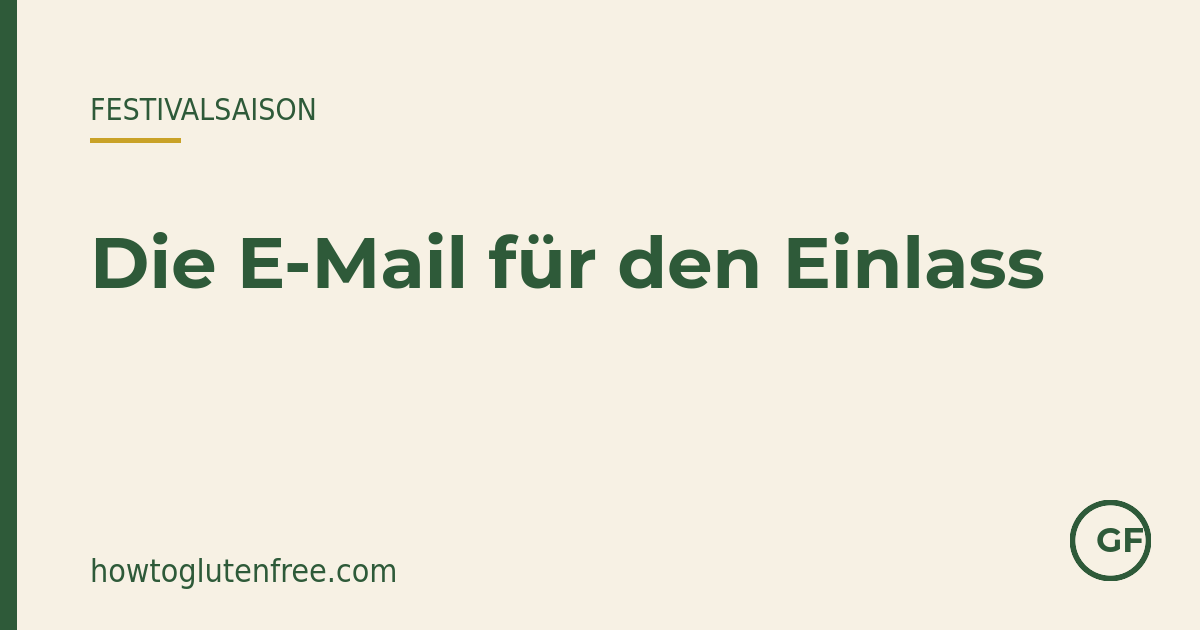 HTGF Festival-Grafik: die E-Mail für den Einlass