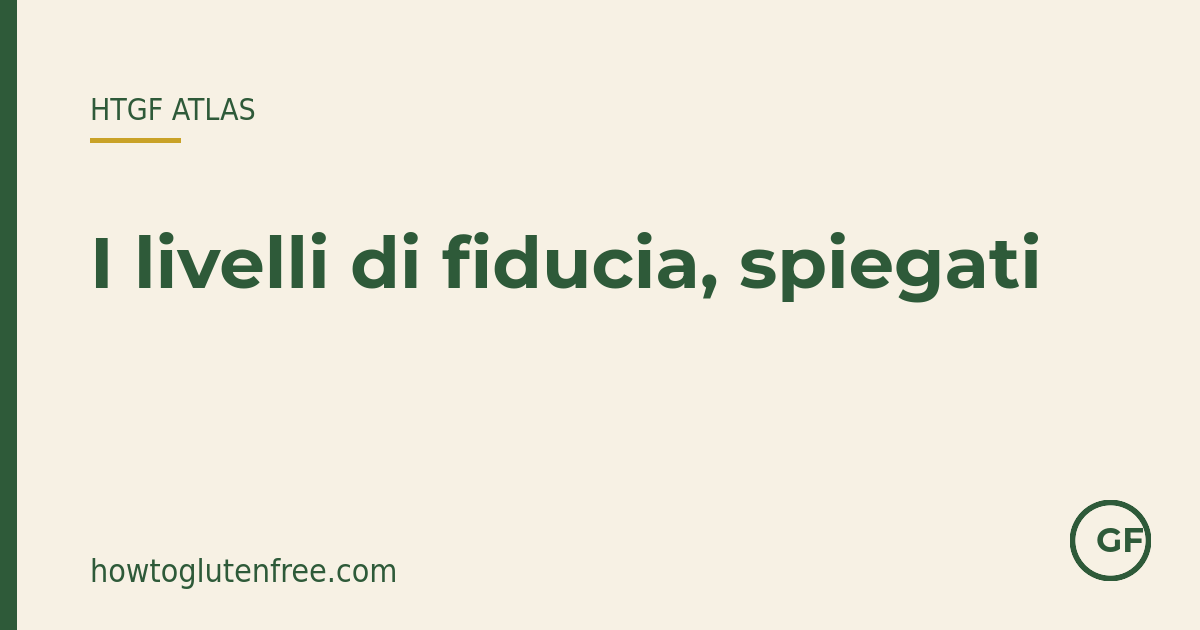 Grafica HTGF Atlas: i livelli di fiducia spiegati