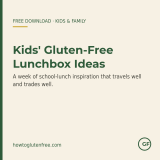 Kids' Gluten-Free Lunchbox Ideas
