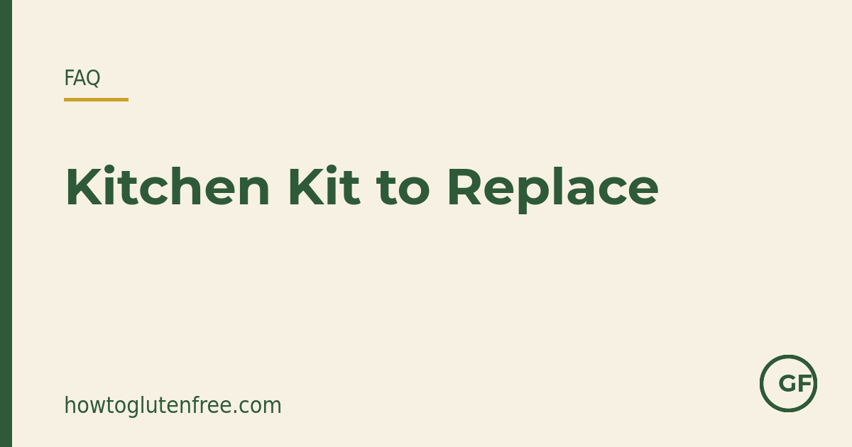 HTGF FAQ graphic: which kitchen equipment to replace or dedicate after a coeliac diagnosis