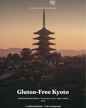 Gluten-Free Kyoto — The Coeliac Field Guide (16-page booklet)