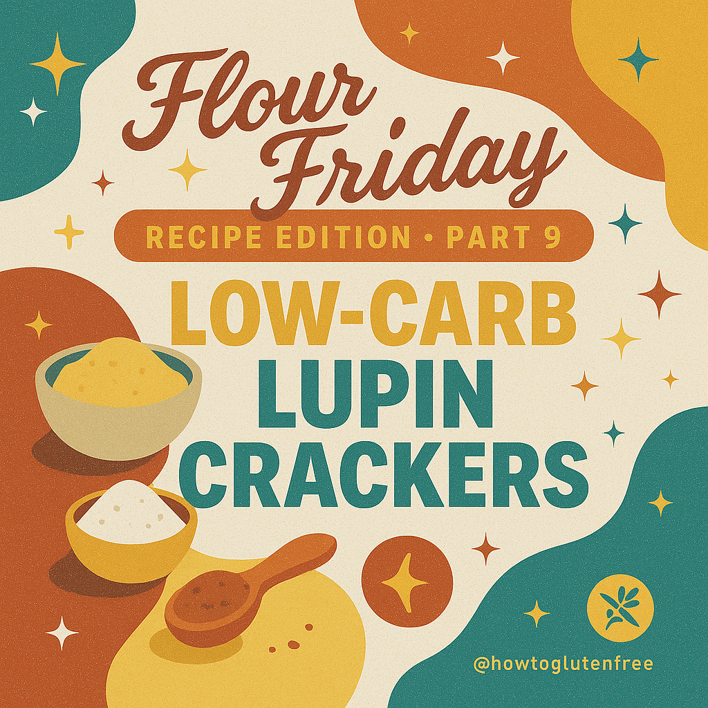 Gluten-free Gluten-Free Low-Carb Lupin Crackers