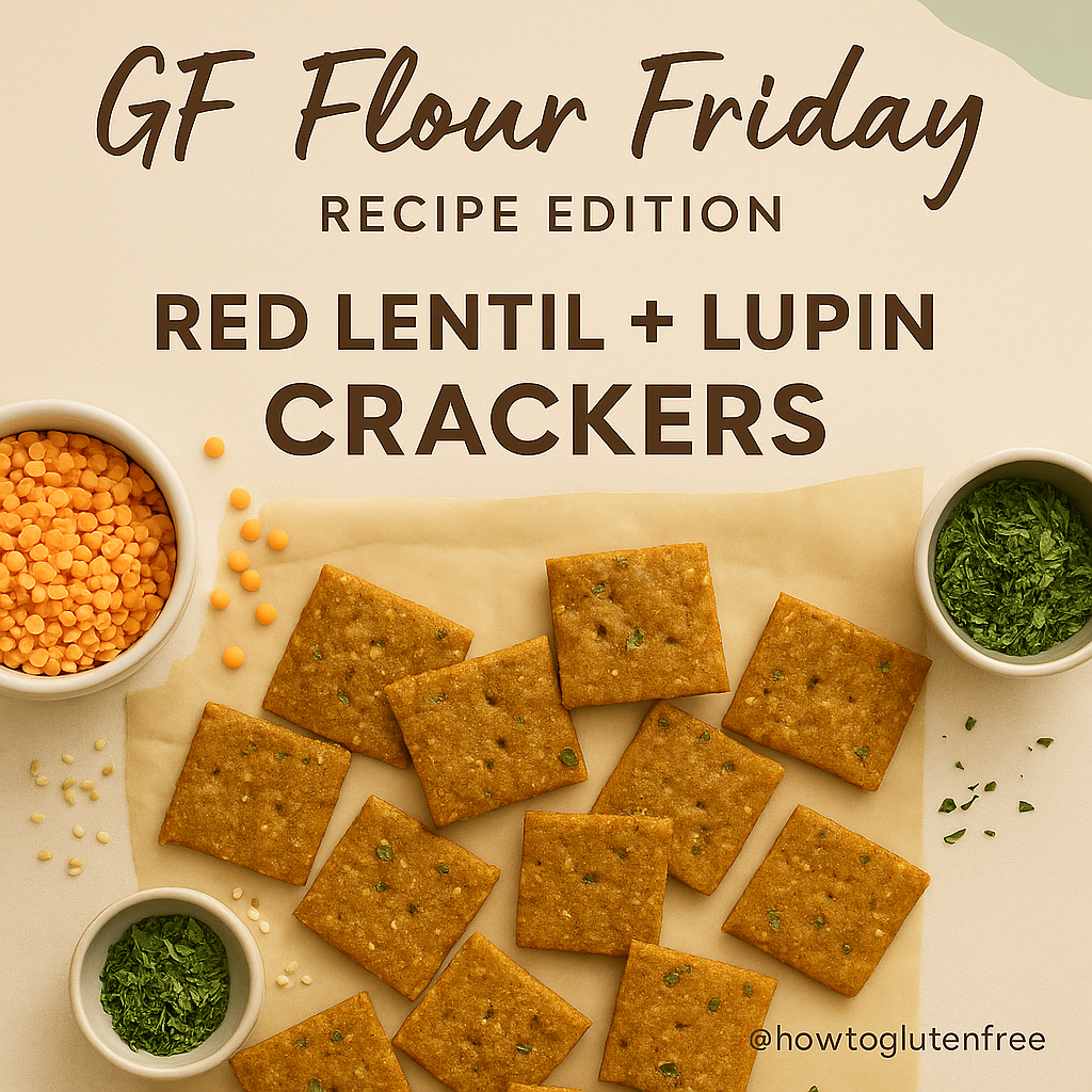 Gluten-free Gluten-Free Red Lentil & Lupin Crackers