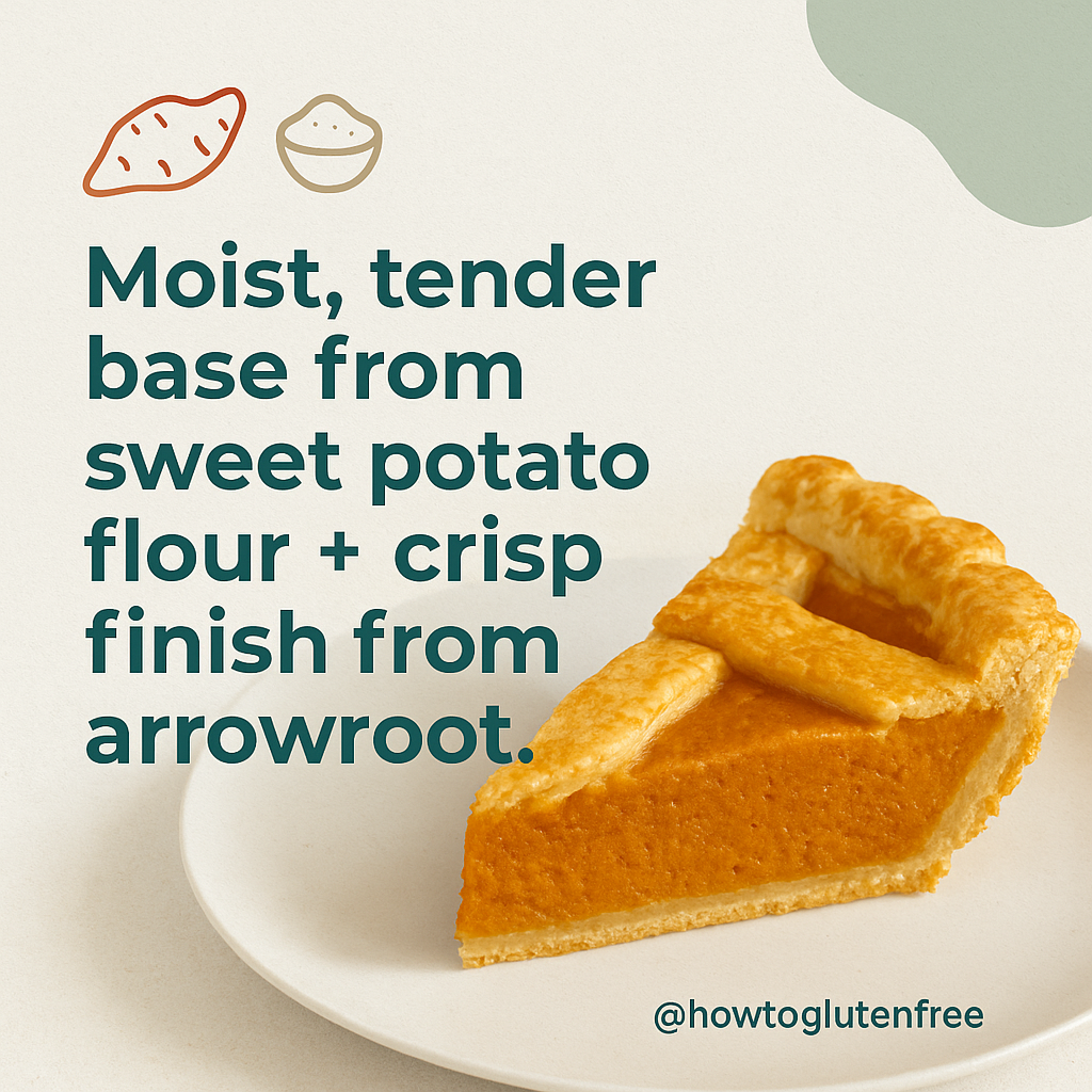 Gluten-free Gluten-Free Flaky Sweet Potato Pie Crust