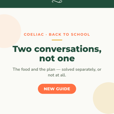 Coeliac at School — Cover