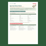 Spot the Gluten Words — Pocket Label Card (EN · DE · IT)