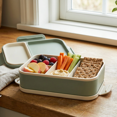 Packed lunch box: photo for a How to Gluten Free article