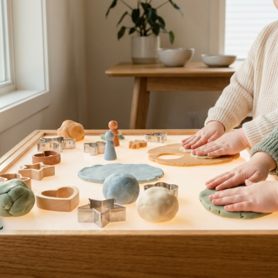 Play dough: photo for a How to Gluten Free article